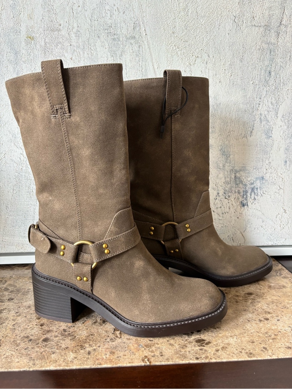 Zara moto boots
